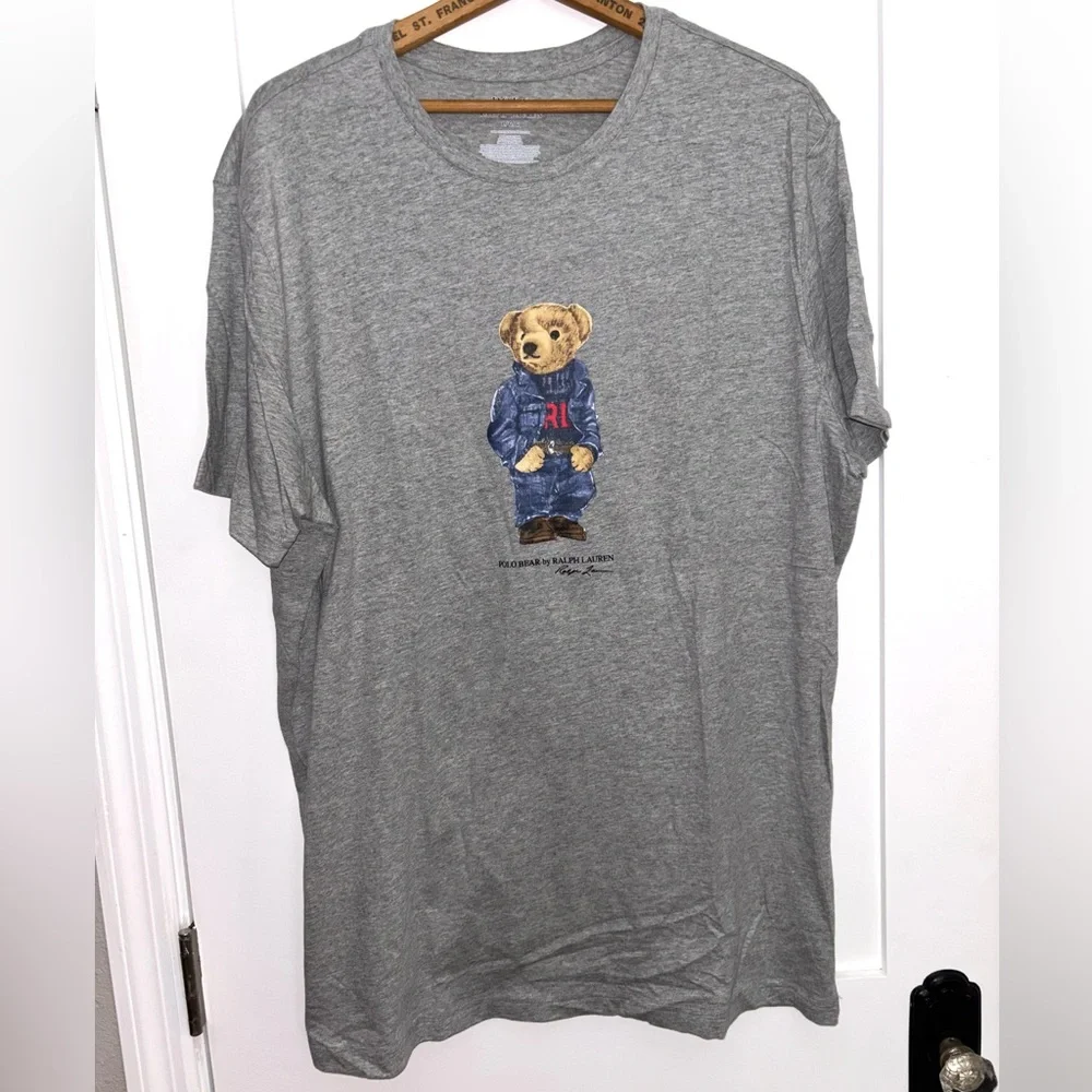 Polo by Ralph Lauren Gray Bear T-Shirt